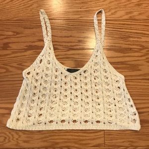 Cream Knit Tank